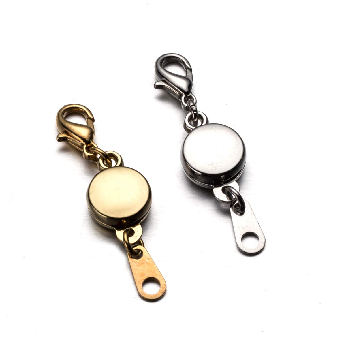  Zpsolution Screw-in Locking Magnetic Jewelry Clasps for  Necklaces 6mm Light and Small Keep The Clasp in Back