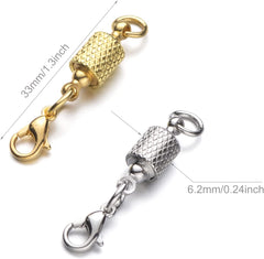 Screw-in Locking Magnetic Clasps for Jewelry Easy Necklace Clasp