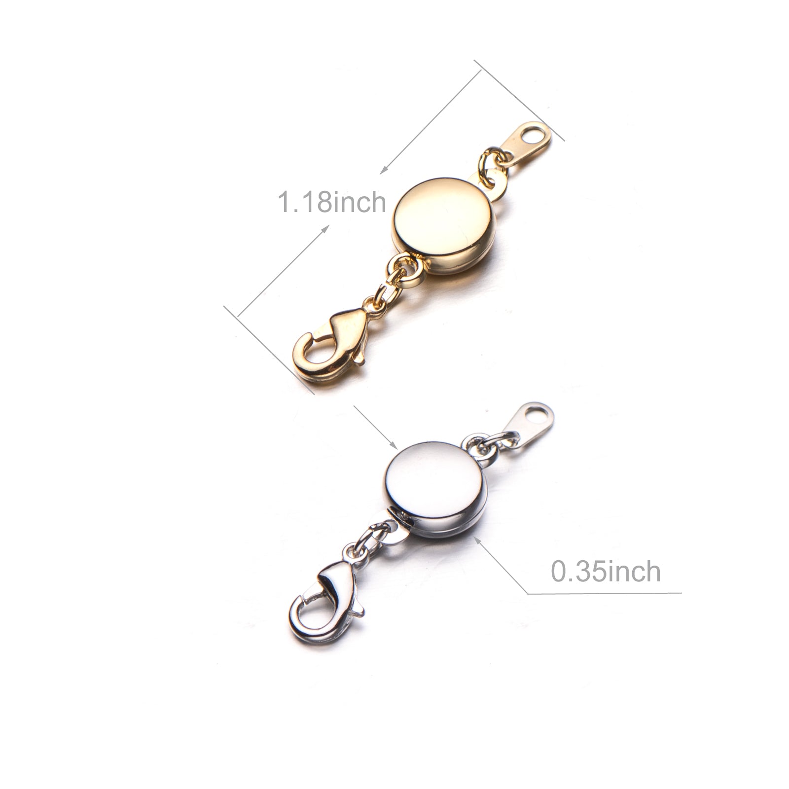 Locking Magnetic Clasps for Jewelry Necklaces Bracelets