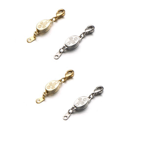 Zpsolution Screw-in Locking Magnetic Jewelry Clasps for Necklaces 6mm Light  and Small Keep The Clasp in Back : : Home
