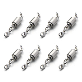 10pcs/set locked magnetic jewelry clasps circular magnetic lobster