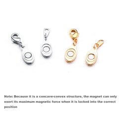 Built-in Safety Locking Magnetic Jewelry Clasp for Necklace and Bracelet