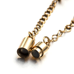 Magnetic Necklace Clasps with Extender Chains Lobster Clasps