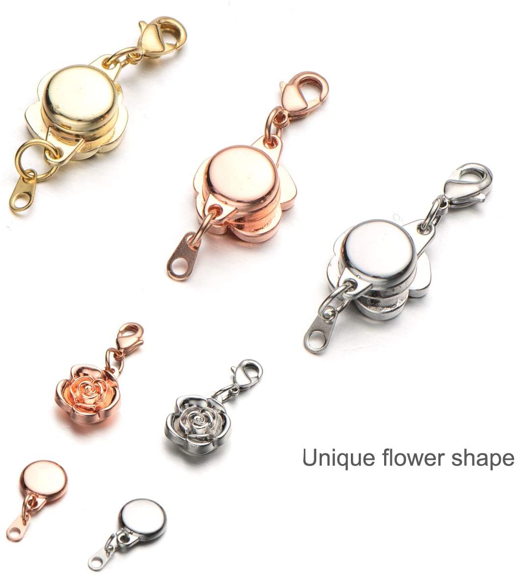 Safety Locking Magnetic Clasps for Necklaces and Bracelets