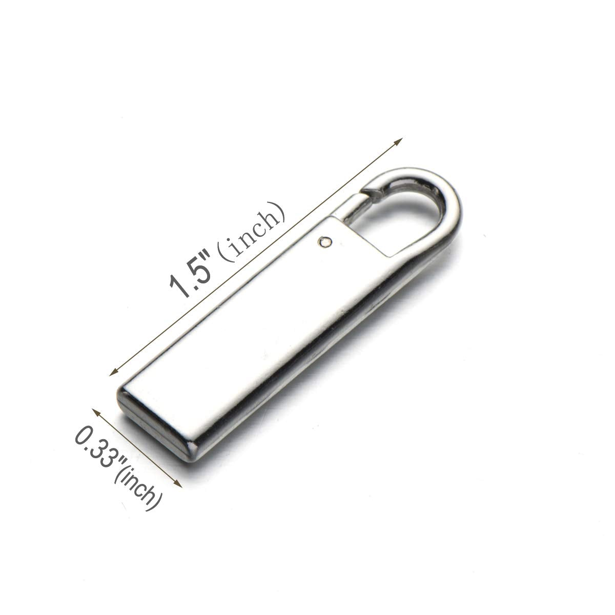 Zipper Pull Replacement Metal Zipper Handle for Luggage Suitcases
